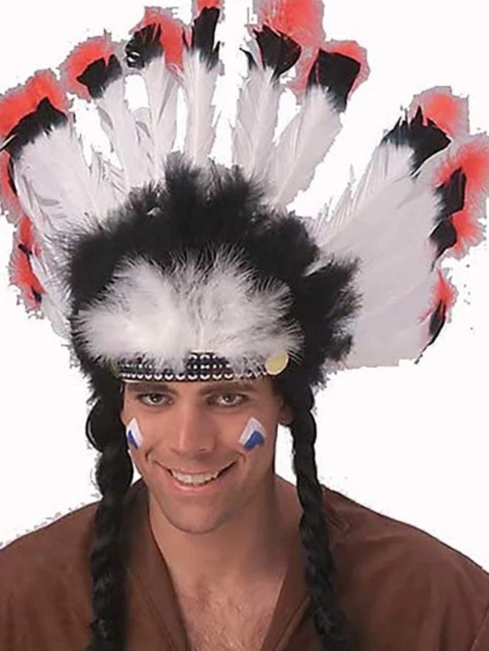 Native American Headdress Feathers Costume